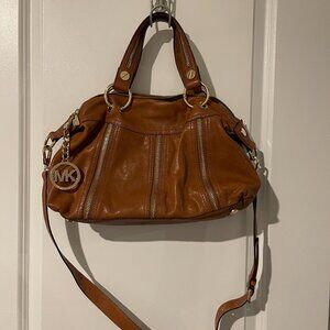 Michael Kors Moxley Leather w/ Gold Hardware Handbag Tote
